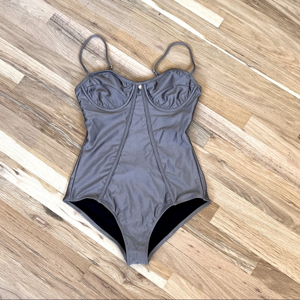 Amore + Sorvete Silver Swimsuit